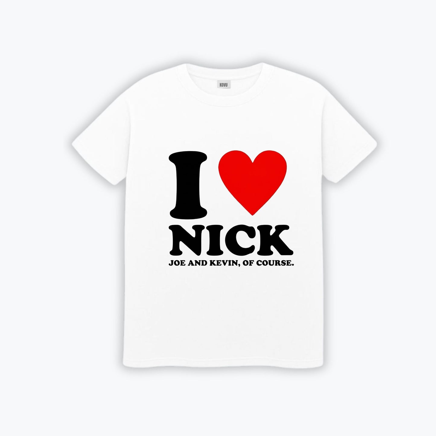 POLERA | Jonas Brothers - I love Nick wh