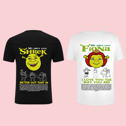 POLERA | Couple - Shrek y Fiona