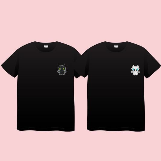 POLERA | Couple - Chimuelo y Furia