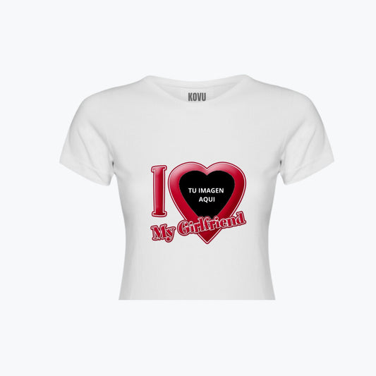 BABY TEE | Personalizado - I love my girlfriend wh