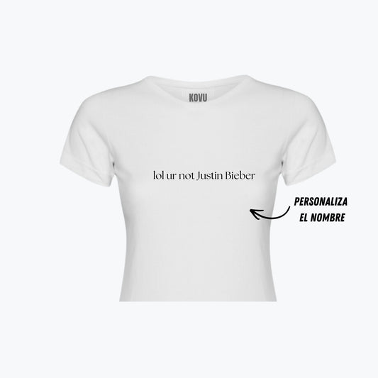 BABY TEE | Personalizado - lol ur not wh
