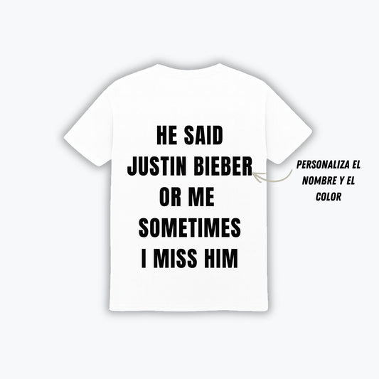 POLERA | Personalizado - He said wh